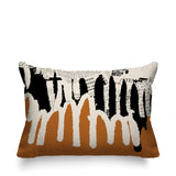 Kisha Abstract Reversible Indoor/Outdoor Rectangle Pillow