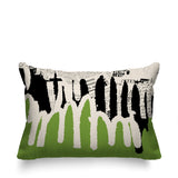 Kisha Abstract Reversible Indoor/Outdoor Rectangle Pillow