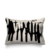 Kisha Abstract Reversible Indoor/Outdoor Rectangle Pillow