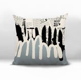 Kisha Abstract Reversible Indoor/Outdoor Square Pillow