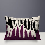 Kisha Abstract Reversible Indoor/Outdoor Rectangle Pillow