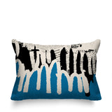 Kisha Abstract Reversible Indoor/Outdoor Rectangle Pillow