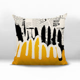 Kisha Abstract Reversible Indoor/Outdoor Square Pillow