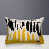 Kisha Abstract Reversible Indoor/Outdoor Rectangle Pillow