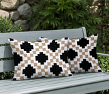Kiso 2 Sets Indoor/Outdoor Reversible Rectangular Pillow