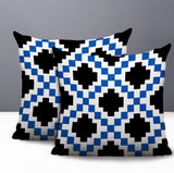 Kiso 2 Sets Indoor/Outdoor Reversible Square Pillow