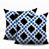 Kiso 2 Sets Indoor/Outdoor Reversible Square Pillow