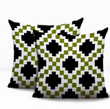 Kiso 2 Sets Indoor/Outdoor Reversible Square Pillow