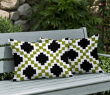 Kiso 2 Sets Indoor/Outdoor Reversible Rectangular Pillow