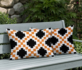 Kiso 2 Sets Indoor/Outdoor Reversible Rectangular Pillow