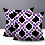 Kiso 2 Sets Indoor/Outdoor Reversible Square Pillow