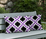 Kiso 2 Sets Indoor/Outdoor Reversible Rectangular Pillow