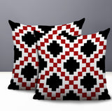 Kiso 2 Sets Indoor/Outdoor Reversible Square Pillow