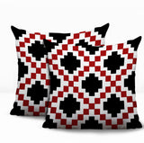 Kiso 2 Sets Indoor/Outdoor Reversible Square Pillow