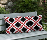 Kiso 2 Sets Indoor/Outdoor Reversible Rectangular Pillow