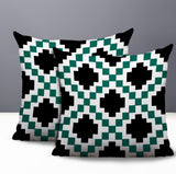 Kiso 2 Sets Indoor/Outdoor Reversible Square Pillow