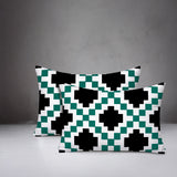 Kiso 2 Sets Indoor/Outdoor Reversible Rectangular Pillow