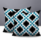 Kiso 2 Sets Indoor/Outdoor Reversible Square Pillow