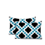 Kiso 2 Sets Indoor/Outdoor Reversible Rectangular Pillow