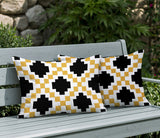 Kiso 2 Sets Indoor/Outdoor Reversible Rectangular Pillow