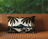 Kitar Island Palmreversible Indoor/Outdoor Rectangular Pillow