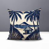 Kitar Island PalmReversible Indoor/Outdoor Square Pillow