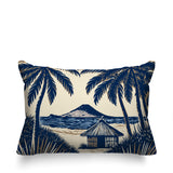 Kitar Island Palmreversible Indoor/Outdoor Rectangular Pillow
