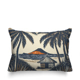 Kitar Island Palmreversible Indoor/Outdoor Rectangular Pillow