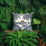 Kitar Island Palmreversible Indoor/Outdoor Rectangular Pillow