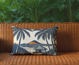 Kitar Island PalmReversible Indoor/Outdoor Square Pillow