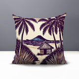 Kitar Island PalmReversible Indoor/Outdoor Square Pillow