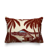 Kitar Island Palmreversible Indoor/Outdoor Rectangular Pillow