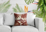 Kitar Island PalmReversible Indoor/Outdoor Square Pillow