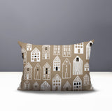 Kito Tiny Houses Reversible Indoor/Outdoor Rectangle Pillow