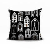 Kito Tiny Houses Reversible Indoor/Outdoor Square Pillow