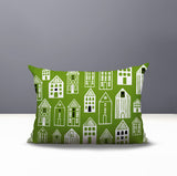 Kito Tiny Houses Reversible Indoor/Outdoor Rectangle Pillow