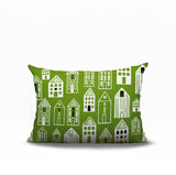 Kito Tiny Houses Reversible Indoor/Outdoor Rectangle Pillow