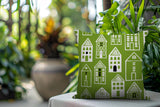 Kito Tiny Houses Reversible Indoor/Outdoor Square Pillow