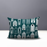 Kito Tiny Houses Reversible Indoor/Outdoor Rectangle Pillow