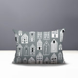 Kito Tiny Houses Reversible Indoor/Outdoor Rectangle Pillow
