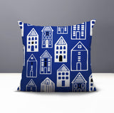 Kito Tiny Houses Reversible Indoor/Outdoor Square Pillow