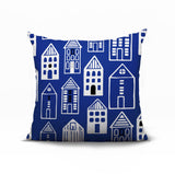 Kito Tiny Houses Reversible Indoor/Outdoor Square Pillow