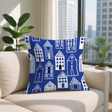 Kito Tiny Houses Reversible Indoor/Outdoor Square Pillow