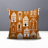 Kito Tiny Houses Reversible Indoor/Outdoor Square Pillow