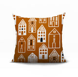 Kito Tiny Houses Reversible Indoor/Outdoor Square Pillow