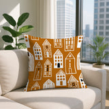 Kito Tiny Houses Reversible Indoor/Outdoor Square Pillow