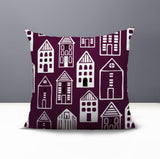 Kito Tiny Houses Reversible Indoor/Outdoor Square Pillow