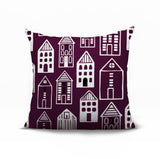 Kito Tiny Houses Reversible Indoor/Outdoor Square Pillow