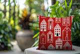 Kito Tiny Houses Reversible Indoor/Outdoor Square Pillow