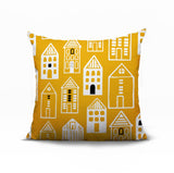 Kito Tiny Houses Reversible Indoor/Outdoor Square Pillow